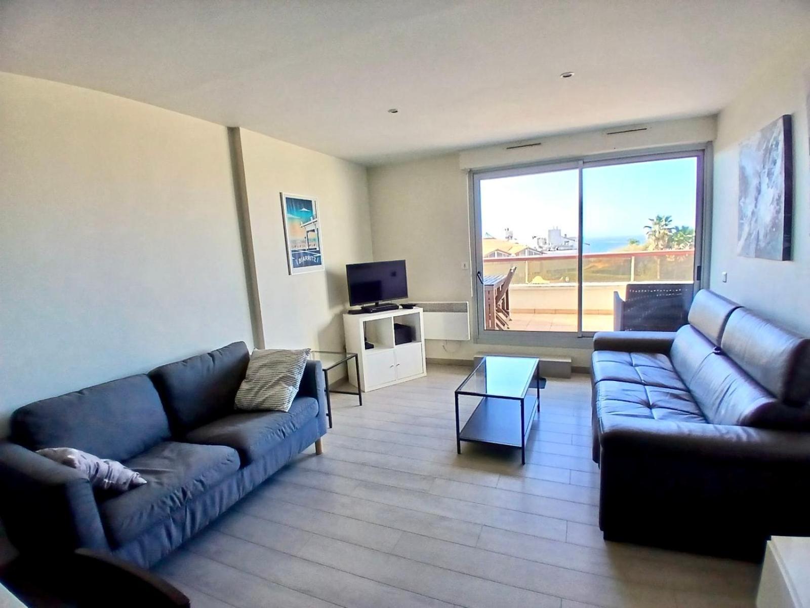 Vue Sur Mer Et Plage De Marbella Biarritz Exterior foto