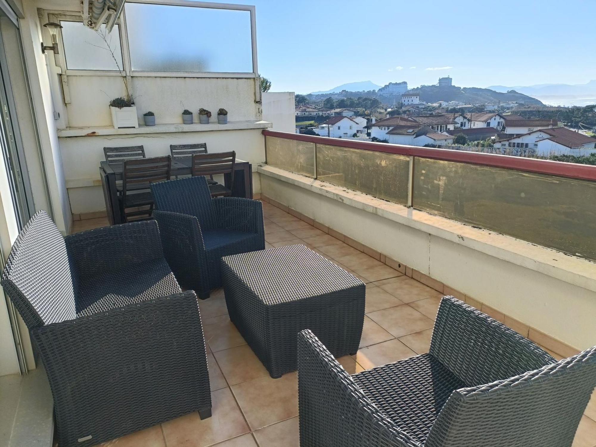 Vue Sur Mer Et Plage De Marbella Biarritz Exterior foto